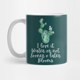 Cactus always blooms Mug